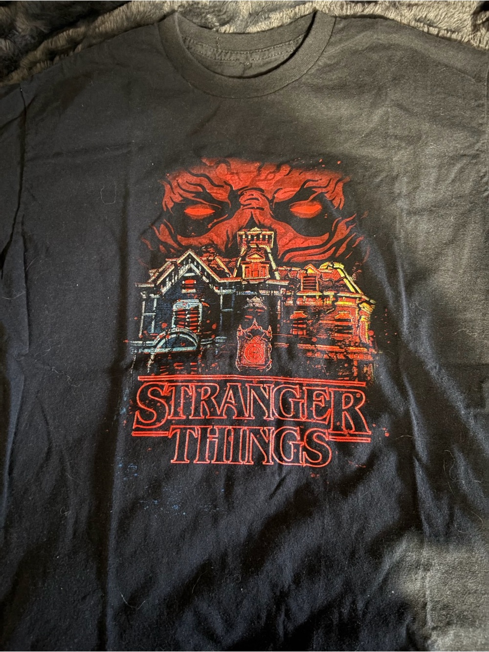 stranger things graphic tee